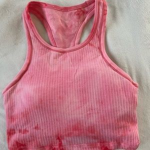Lululemon ebb to street cropped tank